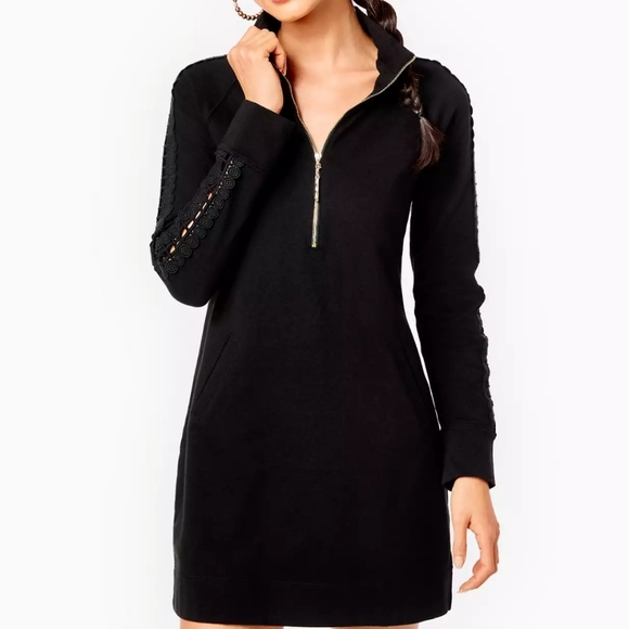 Lilly Pulitzer Skipper Solid Popover Dress - Picture 1 of 9